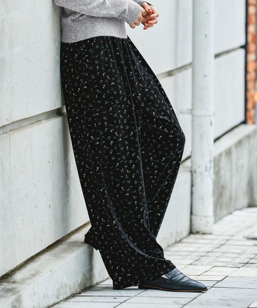 GEORGE'S（ジョージズ）の「フラワーベロアパンツ（その他パンツ・レディース・ブラウン/グレー/ブラック・SMALL/MEDIUM）」の13枚目の写真