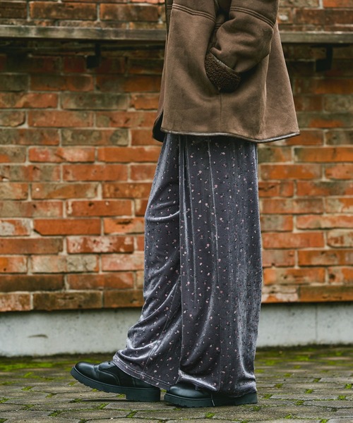 GEORGE'S（ジョージズ）の「フラワーベロアパンツ（その他パンツ・レディース・ブラウン/グレー/ブラック・SMALL/MEDIUM）」の18枚目の写真