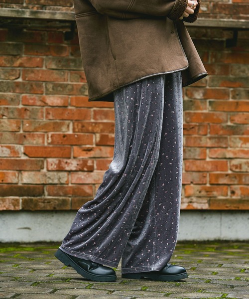 GEORGE'S（ジョージズ）の「フラワーベロアパンツ（その他パンツ・レディース・ブラウン/グレー/ブラック・SMALL/MEDIUM）」の19枚目の写真