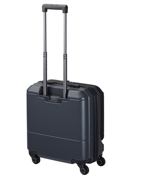ProtecA(プロテカ)の「プロテカ スーツケース 日本製 ポケットライナー2 32L 2~3泊 3.3kg 機内持込 サイレントキャスター ベアロンホイール MAGIC STOP(キャスターストッパー) 01340(スーツケース/キャリーバッグ・メンズ・オリーブドラブ/ガンメタ/ブルー系その他/オレンジ系その他・S)」の5枚目の写真