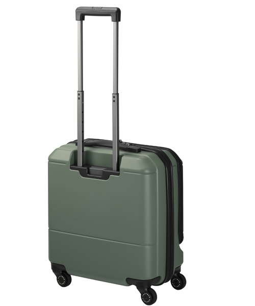 ProtecA(プロテカ)の「プロテカ スーツケース 日本製 ポケットライナー2 32L 2~3泊 3.3kg 機内持込 サイレントキャスター ベアロンホイール MAGIC STOP(キャスターストッパー) 01340(スーツケース/キャリーバッグ・メンズ・オリーブドラブ/ガンメタ/ブルー系その他/オレンジ系その他・S)」の6枚目の写真