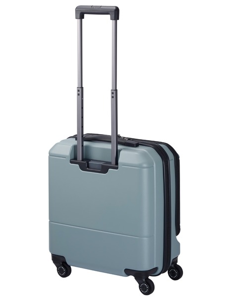 ProtecA(プロテカ)の「プロテカ スーツケース 日本製 ポケットライナー2 32L 2~3泊 3.3kg 機内持込 サイレントキャスター ベアロンホイール MAGIC STOP(キャスターストッパー) 01340(スーツケース/キャリーバッグ・メンズ・オリーブドラブ/ガンメタ/ブルー系その他/オレンジ系その他・S)」の8枚目の写真