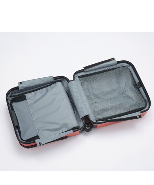 ProtecA(プロテカ)の「プロテカ スーツケース 日本製 ポケットライナー2 32L 2~3泊 3.3kg 機内持込 サイレントキャスター ベアロンホイール MAGIC STOP(キャスターストッパー) 01340(スーツケース/キャリーバッグ・メンズ・オリーブドラブ/ガンメタ/ブルー系その他/オレンジ系その他・S)」の10枚目の写真