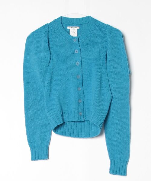 FUMIKA_UCHIDA/7G Shetland/SEPARATE-SLEEVE CARDIGAN(GUM