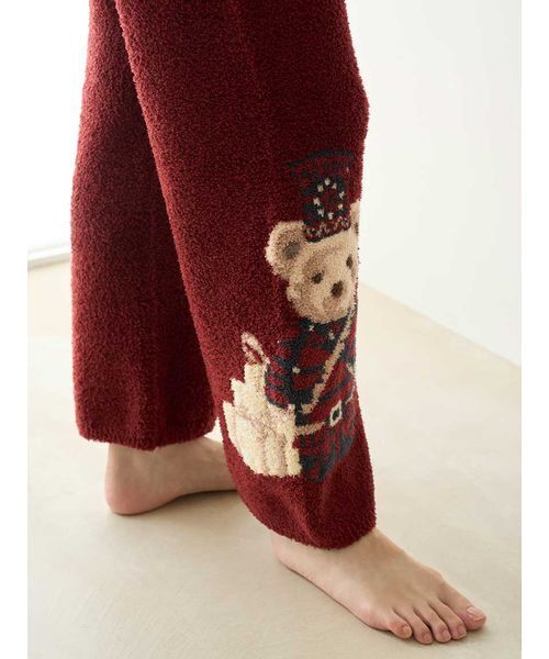 セール】【Steam Whip】ホリデーベアジャガードロングパンツ（ルーム