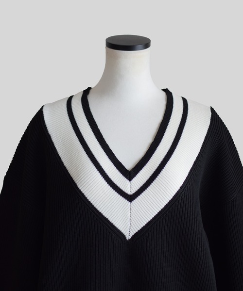 Marient(マリエント)の「チルデンニットPO(ニット/セーター・レディース・グレー/ブラック・FREE)」の20枚目の写真