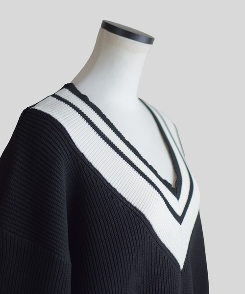 Marient(マリエント)の「チルデンニットPO(ニット/セーター・レディース・グレー/ブラック・FREE)」の21枚目の写真