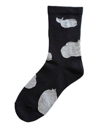 Homie（ホミー）の「【 Homie / ホミー 】 アクリルウールキャットソックス　H-082 DLI（ソックス/靴下）」