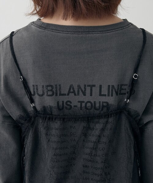 mline（エムライン）の「[mline]シアーレースキャミ（キャミソール・レディース・ブラック/ベージュ・FREE）」の10枚目の写真