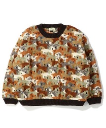 MacMahon Knitting Mills Crew Neck Knit-Dogs マクマホンニッティングミルズ