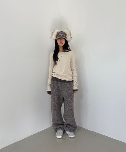 MILLO WOMEN（ミロウーマン）の「ブークルジッパートラウザー [メランジグレー]（その他パンツ・レディース・その他・SMALL/MEDIUM）」の11枚目の写真