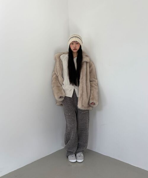 MILLO WOMEN（ミロウーマン）の「ブークルジッパートラウザー [メランジグレー]（その他パンツ・レディース・その他・SMALL/MEDIUM）」の5枚目の写真
