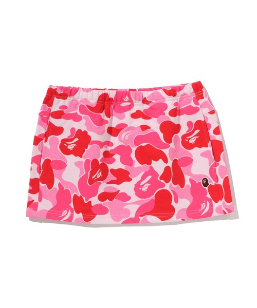 A BATHING APE(アベイシングエイプ)の「ABC CAMO SWEAT SKIRT(スカート・レディース・グリーン/ピンク・SMALL/MEDIUM)」の2枚目の写真