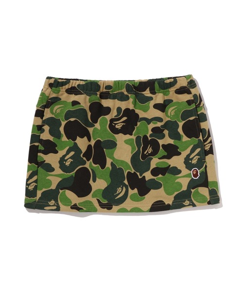 A BATHING APE(アベイシングエイプ)の「ABC CAMO SWEAT SKIRT(スカート・レディース・グリーン/ピンク・SMALL/MEDIUM)」の1枚目の写真