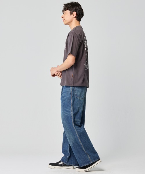 KRIFF MAYER(クリフメイヤー)の「ワイドストレートデニムパンツ(デニムパンツ・メンズ・ダークブルー/チャコール/ライトブルー/ナチュラル・SMALL/X-LARGE/LARGE/MEDIUM)」の22枚目の写真