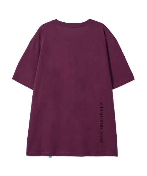 ASTRAL PROJECTION（アストラルプロジェクション）の「[ダブルリング]コットンルーズフィット半袖Tシャツ_プラムパープル（Tシャツ/カットソー・メンズ・その他・LARGE/MEDIUM/X-LARGE/XX-LARGE）」の3枚目の写真