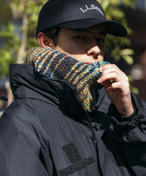 セール】チェック柄 ボア フリース マフラー（マフラー）｜FREAK'S