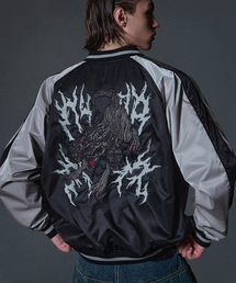 NOT4NERD（ノットフォーナード）の「Cerberus Satin Blouson Jacket - Black（MA-1）」