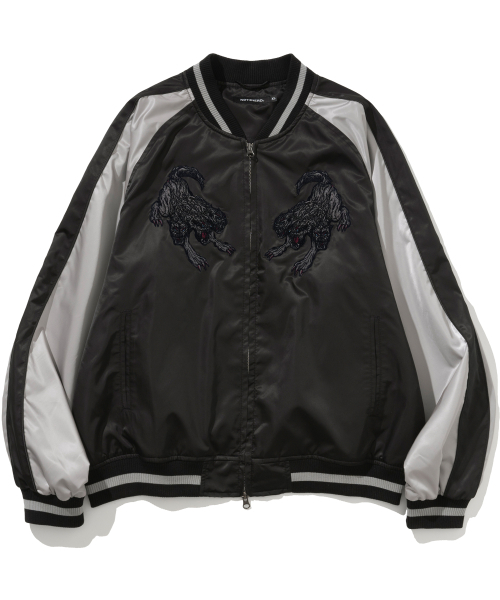 NOT4NERD(ノットフォーナード)の「Cerberus Satin Blouson Jacket - Black(ブルゾン・レディース・その他・MEDIUM/LARGE/X-LARGE)」の2枚目の写真