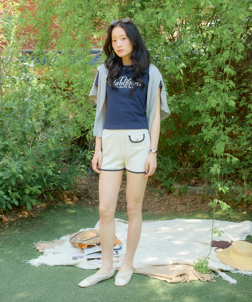 SALON DE YOHN（サロンドヨーン）の「Pocket Point Short Pants_ Ivory（その他パンツ・レディース・その他・SMALL/MEDIUM）」の2枚目の写真