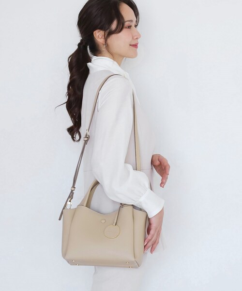 COUP DE CHANCE（クードシャンス）の「2WAYミニショルダーバッグ（ショルダーバッグ・レディース・パープル/ナチュラル/ホワイト系・00）」の5枚目の写真