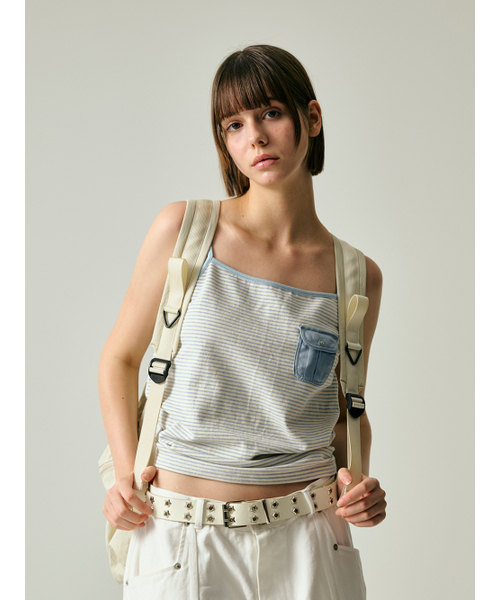 Salad bowls（サラダボール）の「LIGHT STREET BACKPACK [IVORY]（バックパック/リュック・レディース・アイボリー・FREE）」の9枚目の写真
