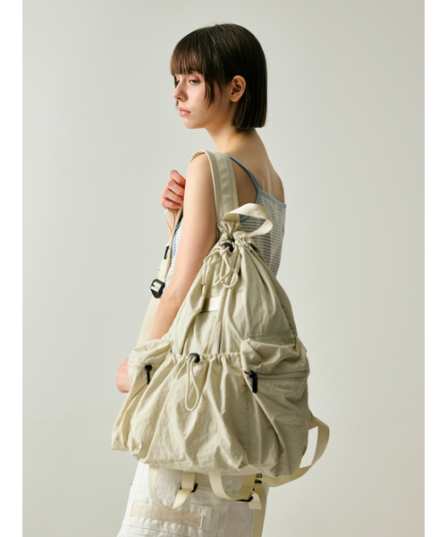Salad bowls（サラダボール）の「LIGHT STREET BACKPACK [IVORY]（バックパック/リュック・レディース・アイボリー・FREE）」の13枚目の写真
