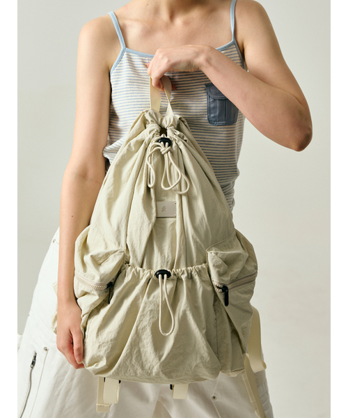 Salad bowls（サラダボール）の「LIGHT STREET BACKPACK [IVORY]（バックパック/リュック・レディース・アイボリー・FREE）」の3枚目の写真