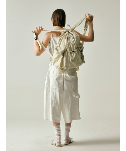 Salad bowls（サラダボール）の「LIGHT STREET BACKPACK [IVORY]（バックパック/リュック・レディース・アイボリー・FREE）」の4枚目の写真