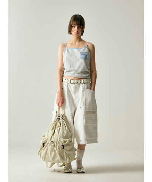 Salad bowls（サラダボール）の「LIGHT STREET BACKPACK [IVORY]（バックパック/リュック・レディース・アイボリー・FREE）」の7枚目の写真