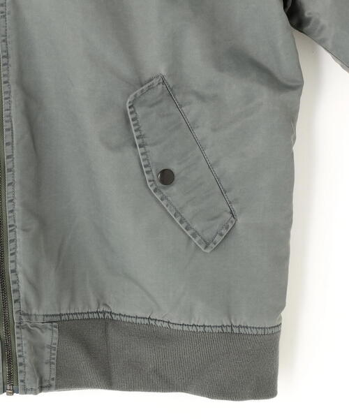 DANKE SCHON（ダンケシェーン）の「【WEB&DEPOT限定】DankeSchon/ダンケシェーン/NYLON MA-1（MA-1・レディース・ブラック/オリーブ系・L/XL/M）」の7枚目の写真