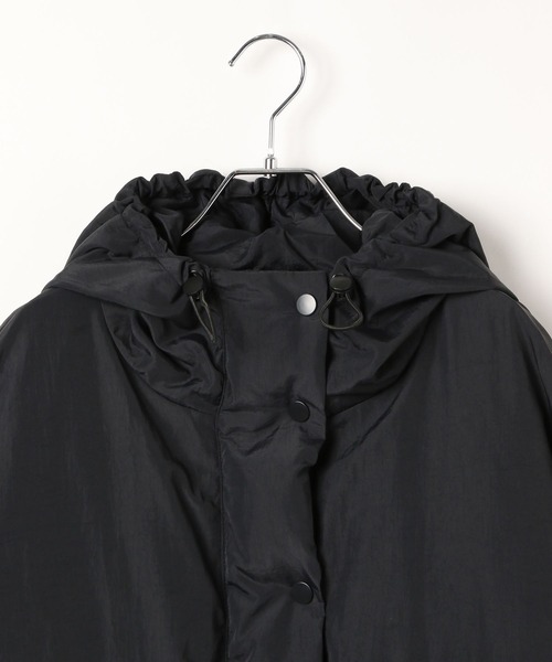 BAYFLOW（ベイフロー）の「ショートパファーフーディージャケット（ナイロンジャケット・レディース・ブラック/ホワイト/ブラウン・FREE）」の19枚目の写真