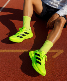 ODDSOCKS | クールマックスクッショニングカラーランニングクルーソックス - イエロー(スポーツグッズ)
