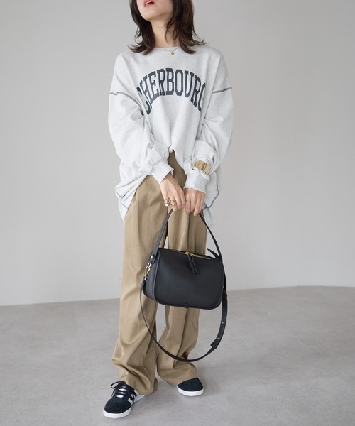 &MARKS(アンドマークス)の「C20【本革】2WAYショルダーバッグ(ハンドバッグ・レディース・ホワイト/ブラウン/ブルー/ブラック/グレイッシュベージュ・FREE)」の11枚目の写真