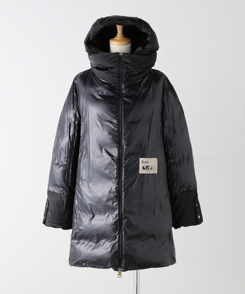 IENA（イエナ）の「HERNO/ヘルノ DOWN CT ダウンコート PI1304D（ダウンジャケット/コート・レディース・チャコールグレー/ブラック・36/38）」の10枚目の写真