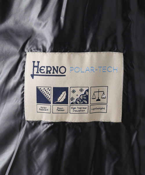 IENA（イエナ）の「HERNO/ヘルノ DOWN CT ダウンコート PI1304D（ダウンジャケット/コート・レディース・チャコールグレー/ブラック・36/38）」の12枚目の写真