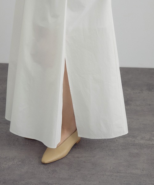 SALON adam et rope'（サロン アダム エ ロペ）の「【WEB・一部店舗限定】スリットフレアスカート（スカート・レディース・オフホワイト/ブラック/ベージュ・FREE）」の15枚目の写真