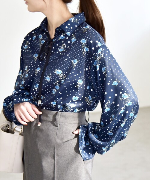 TODAYFUL【新品未使用品】フラワープリントシャツ★ungrid TAAKK - FLOWER PRINT SHIRTS / フラワープリントシャツ (ライト
