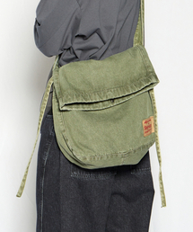 eastserviceshop（イーストサービスショップ）の「Denim Dyed Crossbody Bag - Sage Green（メッセンジャーバッグ）」