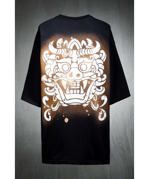 KIRTIMUKHA(キールティムカ)の「スプレーブリーチオーバーサイズ半袖Tシャツブラック(Tシャツ/カットソー・メンズ・その他・2/3)」の7枚目の写真