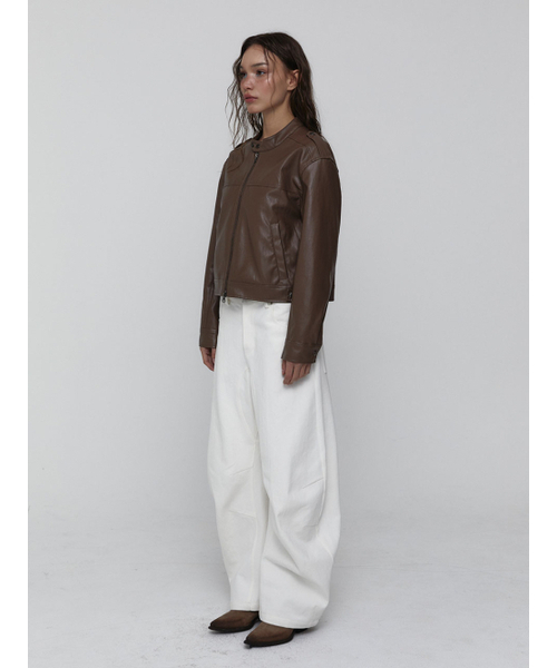VISUS(ヴィスシュ)の「Curved Cotton Pants_White(その他パンツ・レディース・その他・SMALL/MEDIUM)」の10枚目の写真