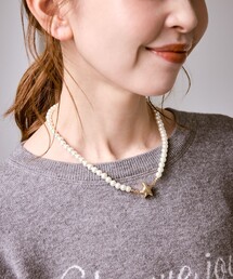 ROPE' PICNIC | スターモチーフマグネットガラスパールネックレス(ネックレス)