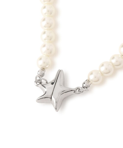 ROPE' PICNIC（ロペピクニック）の「スターモチーフマグネットガラスパールネックレス（ネックレス・レディース・シルバー/ゴールド・FREE）」の8枚目の写真