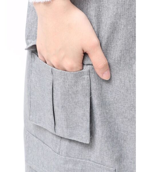 CALNAMUR(カルナムール)の「カーゴデザインパンツ(その他パンツ・レディース・グレー/イエロー・FREE)」の14枚目の写真