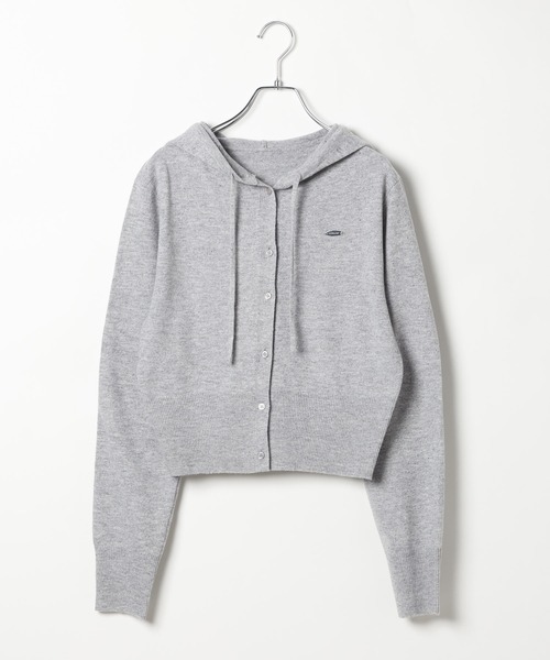 3.3 Field Trip （3.3フィールドトリップ）の「3.3 Field Trip／フーディーニットカーデ（ニット/セーター・レディース・ブラック/ピンク/グレー・FREE）」の17枚目の写真