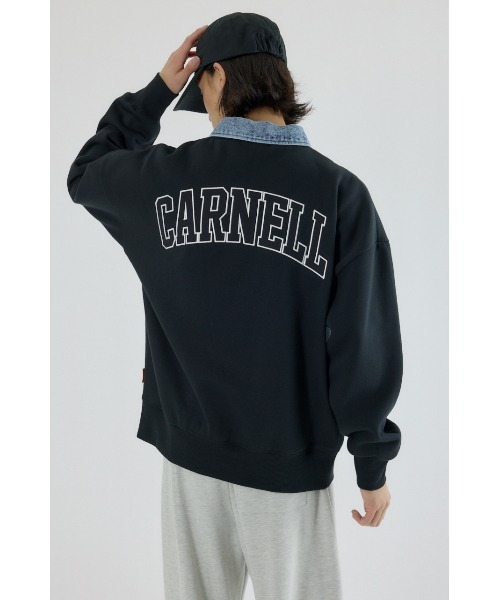 RODEO CROWNS WIDE BOWL(ロデオクラウンズワイドボウル)の「CARNELL トップス(スウェット・メンズ・パープル/ブラック/杢グレー・MEDIUM/LARGE)」の6枚目の写真