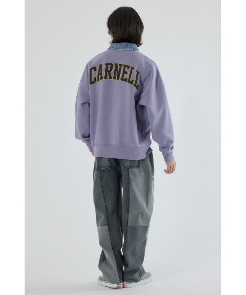 RODEO CROWNS WIDE BOWL(ロデオクラウンズワイドボウル)の「CARNELL トップス(スウェット・メンズ・パープル/ブラック/杢グレー・MEDIUM/LARGE)」の14枚目の写真