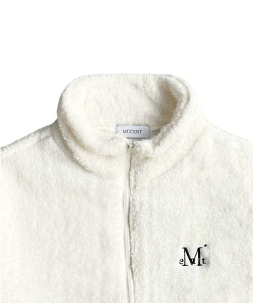 MUCENT（ムセント）の「ノルマンボグル羊毛フリースジップアップ 男女共用 (2カラー)（その他アウター・レディース・アイボリー/ブラック/ブラック系/アイボリー系・0/1/2/LARGE/X-LARGE）」の6枚目の写真