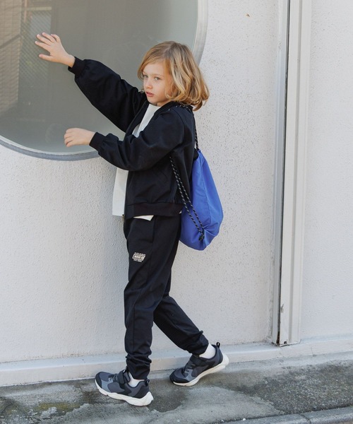 GLOBAL WORK（グローバルワーク）の「スゴラクストレッチリブパンツ/611245（スウェットパンツ・キッズ・ブラック/ブルー系その他/グレー・150cm/140cm/130cm/160cm）」の12枚目の写真