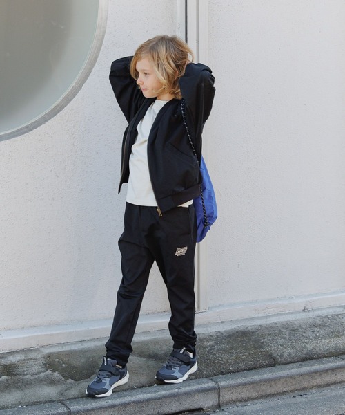 GLOBAL WORK（グローバルワーク）の「スゴラクストレッチリブパンツ/611245（スウェットパンツ・キッズ・ブラック/ブルー系その他/グレー・150cm/140cm/130cm/160cm）」の13枚目の写真